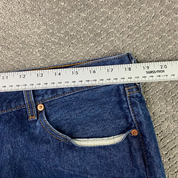 Levi's 501 Jeans Men's 40 x 32 Measures 36 x 29 Blue Cotton Button Fly Red Tab - Picture 9 of 13
